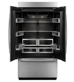 French Door 42 Inch Wide 24.17 Cu. Ft. Built-In Refrigerator