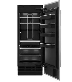 30 Inch Wide Right Hinge Column Refrigerator and 30 Inch Wide Left Hinge Column Freezer with Trinity Cooling