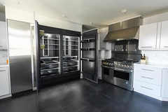 30 Inch Wide Right Hinge Column Refrigerator and 30 Inch Wide Left Hinge Column Freezer with Trinity Cooling