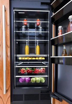 30 Inch Wide Right Hinge Column Refrigerator and 30 Inch Wide Left Hinge Column Freezer with Trinity Cooling