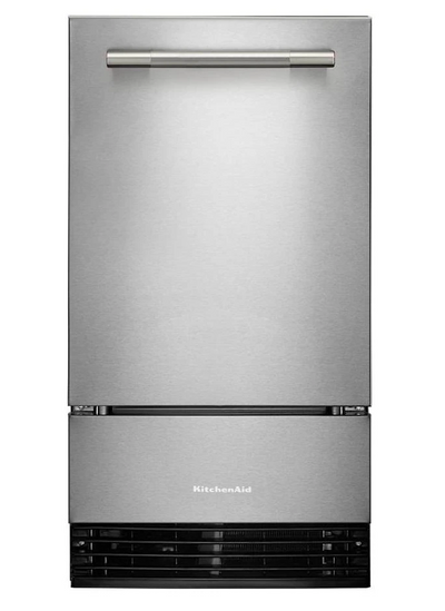 18 Inch Wide 35 Lbs. Capacity Undercounter Ice Maker with Self Cleaning Cycle and Built-In Drain Pump