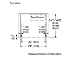 24 Inch Wide Built-In Coffee Machine with Home Connect