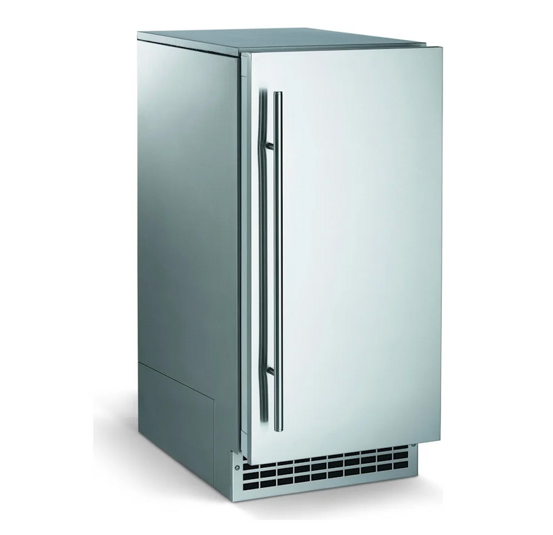 Residential Brilliance 15 Inch Wide 26 Lbs. Capacity Panel Ready Undercounter Ice Maker with 110 Lbs. Daily Ice Production and Gravity Drain