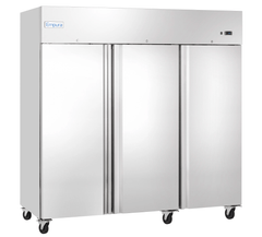 81 Inch Reach-In Freezer 72 cu ft with 3 Sections