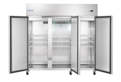 81 Inch Reach-In Freezer 72 cu ft with 3 Sections