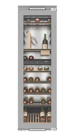 22 Inch Wide 80 Bottle Capacity Panel Ready Built-In Wine Cooler with FlexiFrame