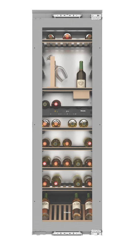 22 Inch Wide 80 Bottle Capacity Panel Ready Built-In Wine Cooler with FlexiFrame