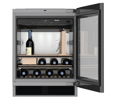 24 Inch Wide Right Hinge 46 Bottle Capacity Built-In Undercounter Wine Cooler