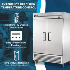 54 Inch Freezer Reach-in Self-contained with two solid doors ENERGY STAR®