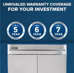 54 Inch Freezer Reach-in Self-contained with two solid doors ENERGY STAR®