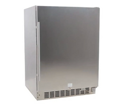 24 Inch Wide 142 Can Built-In Outdoor Beverage Cooler with Optional Casters