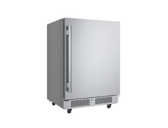 24 Inch Wide 5.66 Cu. Ft. Built-In Compact Outdoor Refrigerator with Right Hinge