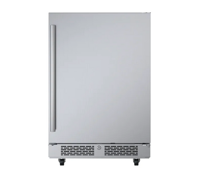 24 Inch Wide 5.66 Cu. Ft. Built-In Compact Outdoor Refrigerator with Right Hinge