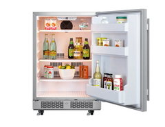 24 Inch Wide 5.66 Cu. Ft. Built-In Compact Outdoor Refrigerator with Right Hinge