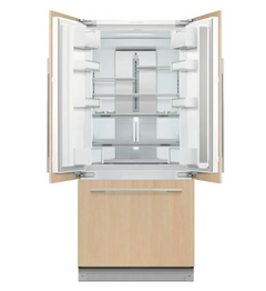 32 Inch Wide 14.7 Cu. Ft. Energy Star Certified Panel Ready French Door Refrigerator with SmartTouch Control Panel