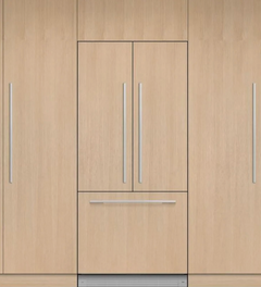32 Inch Wide 14.7 Cu. Ft. Energy Star Certified Panel Ready French Door Refrigerator with SmartTouch Control Panel