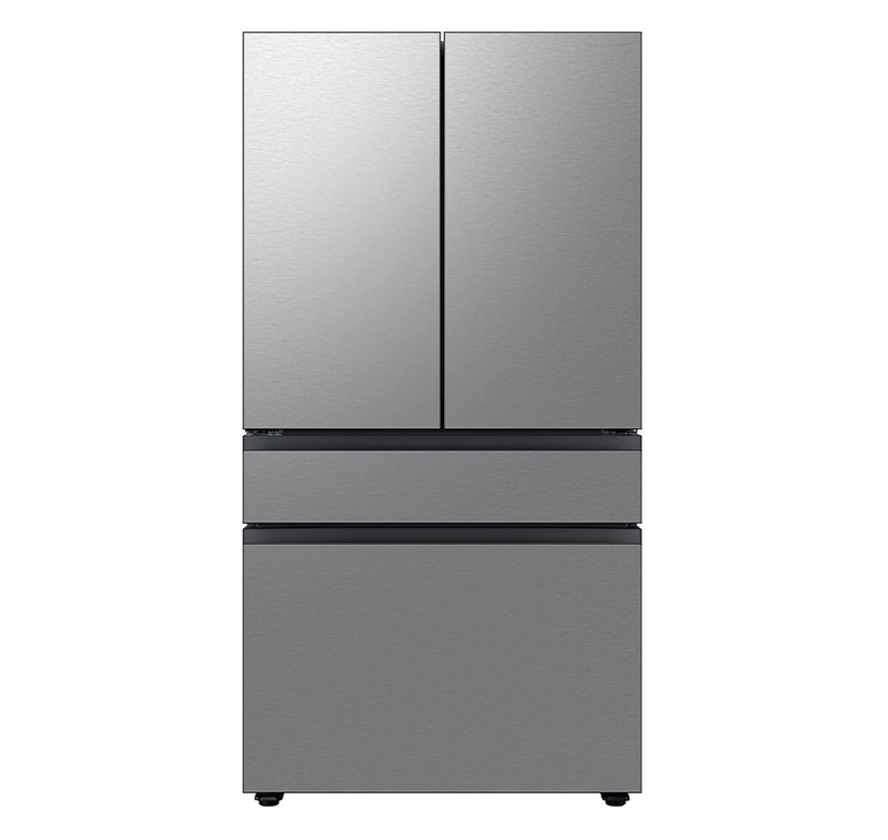 Bespoke 36 Inch Wide 28.9 Cu. Ft. Energy Star Certified Panel Ready French Door Refrigerator with Beverage Center and FlexZone Drawer