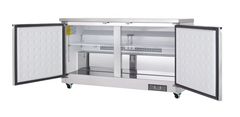 61 Inch Undercounter Reach-In Refrigerator with 2 Doors