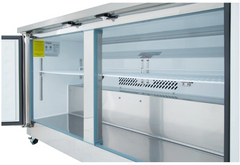 61 Inch Undercounter Reach-In Refrigerator with 2 Doors