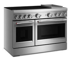 48 Inch Wide Free Standing, Slide In Induction Range with Air Fry and Even-Heat True Convection