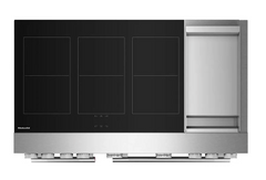 48 Inch Wide Free Standing, Slide In Induction Range with Air Fry and Even-Heat True Convection