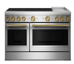 48 Inch Wide Free Standing, Slide In Induction Range with Air Fry and Even-Heat True Convection
