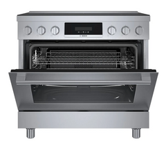 800 Series 36 Inch Wide 3.7 Cu. Ft. Free Standing Induction Range with Combi Zone and QuietClose