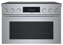 800 Series 36 Inch Wide 3.7 Cu. Ft. Free Standing Induction Range with Combi Zone and QuietClose