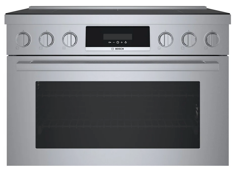 800 Series 36 Inch Wide 3.7 Cu. Ft. Free Standing Induction Range with Combi Zone and QuietClose