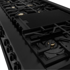 Legacy 60 Inch Wide 7.4 Cu. Ft. Free Standing Dual Fuel Range with Brass Burners, Griddle, and StayPut Doors