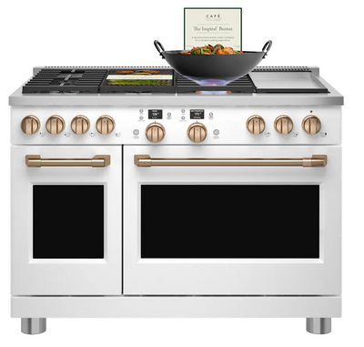 48 Inch Wide Smart Dual-Fuel Professional Range with 6 Burners and Griddle