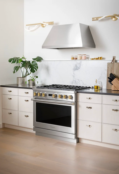 36 Inch Wide 5.75 Cu. Ft. Dual Fuel Professional Range with 6 Burners and Convection Oven