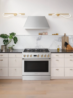 36 Inch Wide 5.75 Cu. Ft. Dual Fuel Professional Range with 6 Burners and Convection Oven