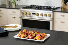 36 Inch Wide 5.75 Cu. Ft. Dual Fuel Professional Range with 6 Burners and Convection Oven