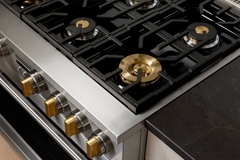 36 Inch Wide 5.75 Cu. Ft. Dual Fuel Professional Range with 6 Burners and Convection Oven