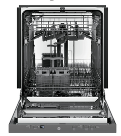 24 Inch Wide 12 Place Setting Built-In Top Control Smart Dishwasher with Piranha Hard Food Disposer and Autosense